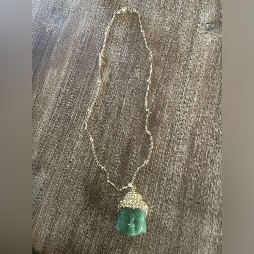 BUDDHA necklace & beaded bracelet